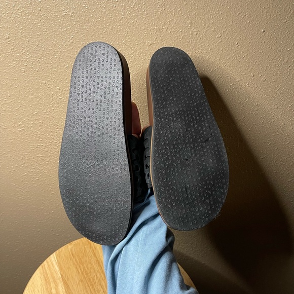 NWOT Rag & Bone Bailey Slide Black Leather Woven Textured Sandal Women’s 8.5-9 - Picture 6 of 14